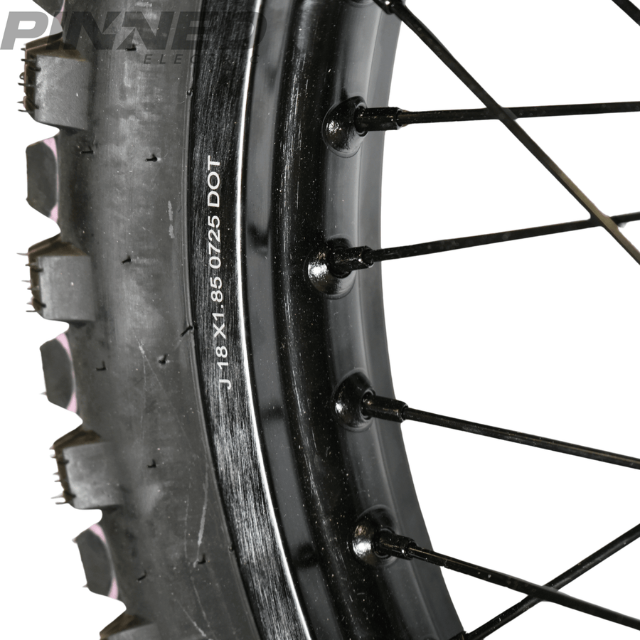 Arctic Leopard XE Pro 18" Rear Wheel and Dirt Tires