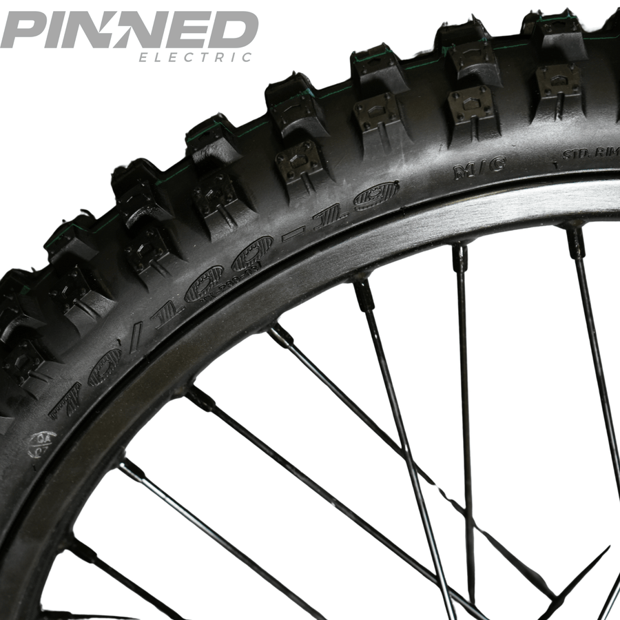 AL XE Pro 19" Front Wheel and Dirt Tires (Arctic Leopard XE Pro OEM)