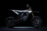 Altis Delta electric pit bike, Black — side profile in a dark studio