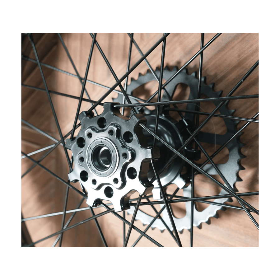 Arctic Leopard XE Pro 18" Rear Wheel and Dirt Tires - XE Pro OEM