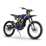 Sur-Ron Light Bee X 2025, Purple — front three-quarter view, alternate angle