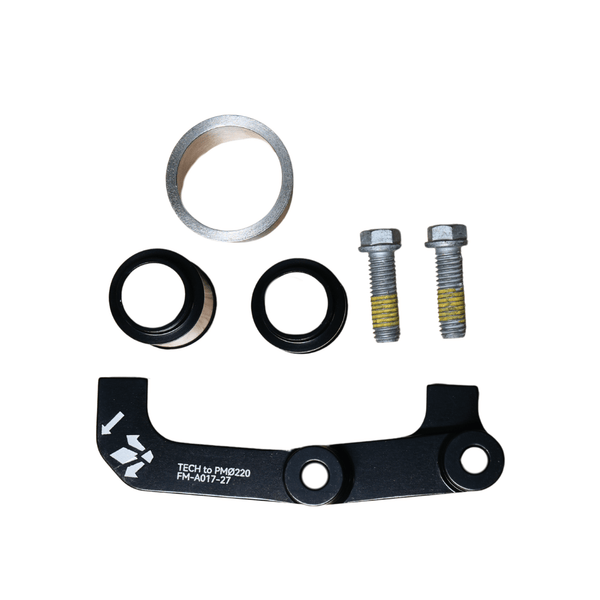 TECH Arctic Leopard XE Pro S and Pro S Enduro Brake Adapter with Headset Spacer