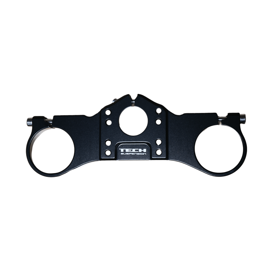 TECH Upper Triple Clamp Flat Crown
